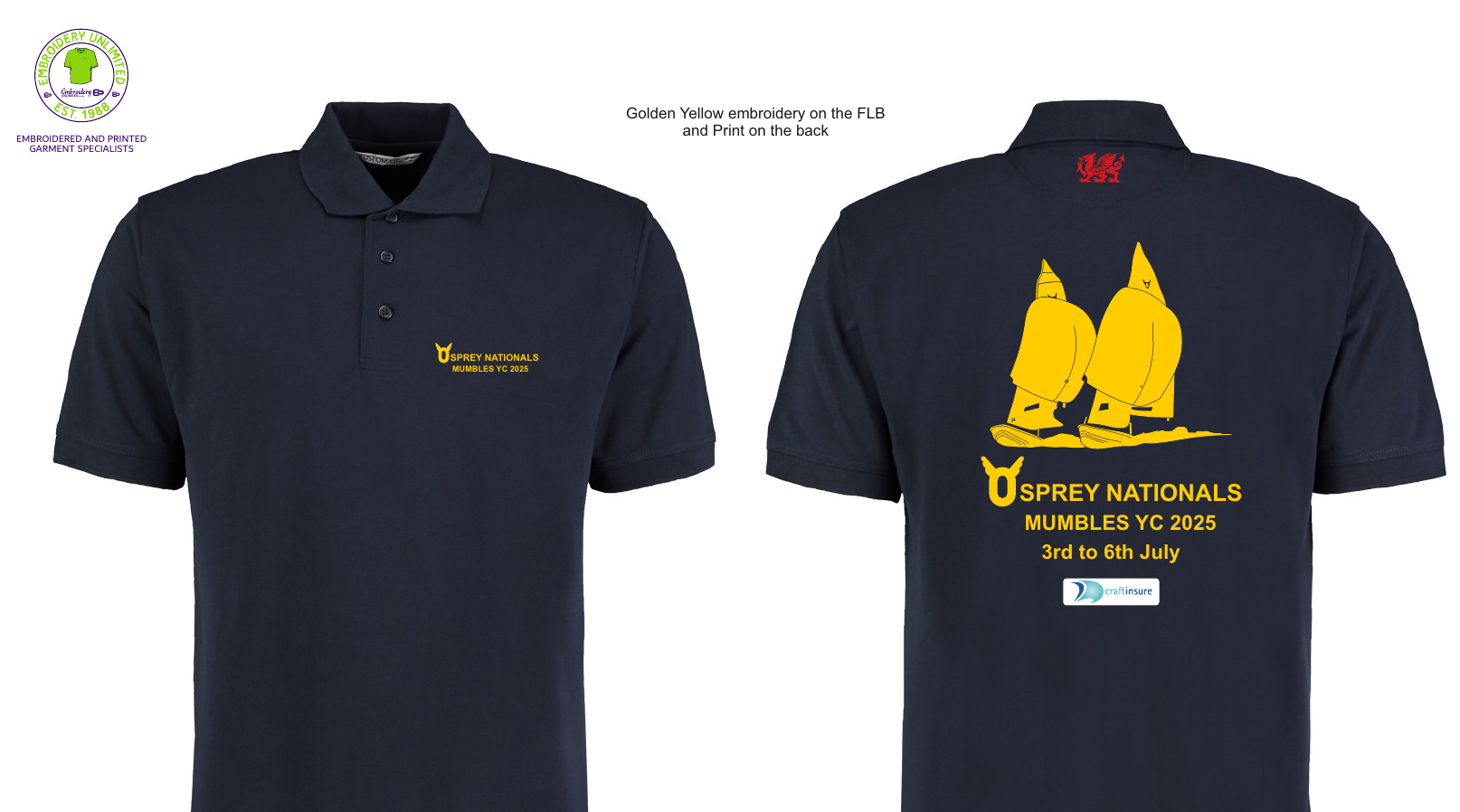 navy poloshirt