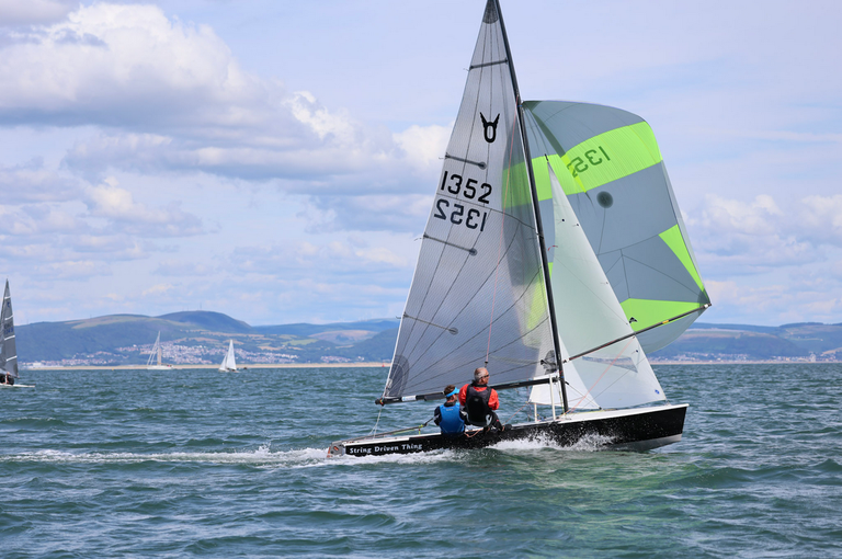 National Champions Matt & Phil under spinnaker